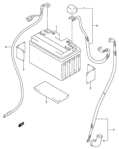 GSX-R600 Аккумулятор