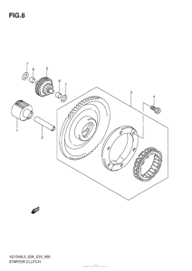 VZ1500 Муфта стартера
