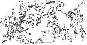 VFR750F Wire harness 94-97