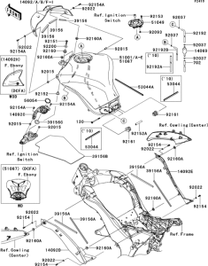 ZR1000 Fuel tank(1 / 2)