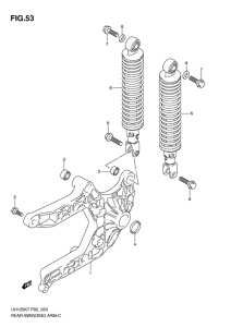 UH125 Rear swingingarm