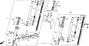 GL1500I Front fork (i)