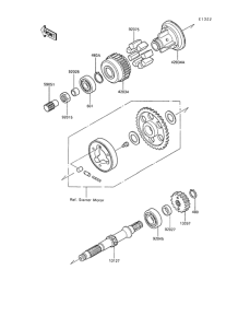 ZX500 Secondary shaft