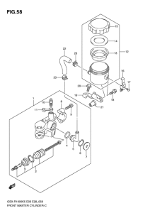 GSX-R1000 Передний тормозной цилиндр