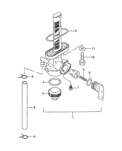 AX115 Топливный кран