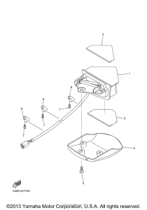 WR250FY Фонарь