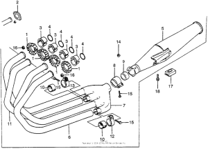 CB400 Глушитель