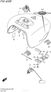 VL1500 Fuel Tank (Vz1500L5 E33)