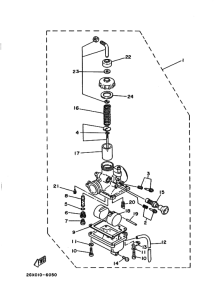 YSR80 YSR80D Carburetor assy