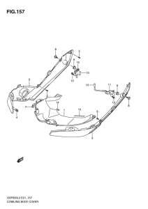 GSF650 (ABS) Cowling body cover