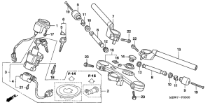  Handle pipe / top bridge
