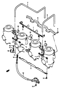 GSX-R1100 Карбюратор fittings