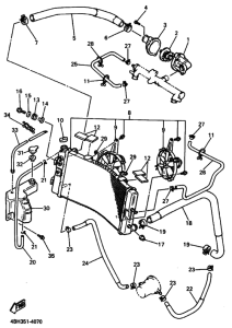 GTS1000A GTS1000AF Радиатор и шланг