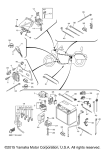 XVS950CT Электрика