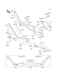 AN110 Крышка боковая / защита цепи