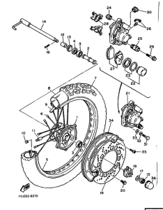 XT600Z Переднее колесо