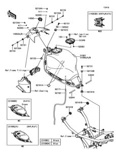 EX650 フューエルタンク