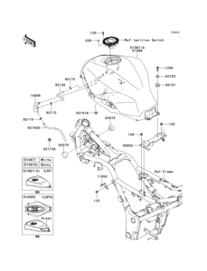 EX250 Топливный бак
