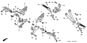 CBR900RE Ступень передачи