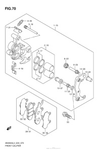 AN400 (ABS) Передние тормоза