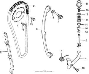 TL125 Cam chain + tensioner