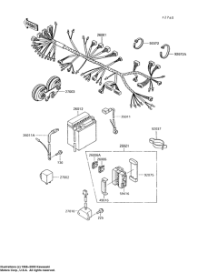 VN750 Электрика