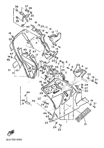 FZR750 Обтекатель 2