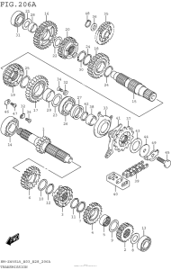 RM-Z450 Трансмиссия