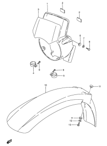 TS50 Фара головного света