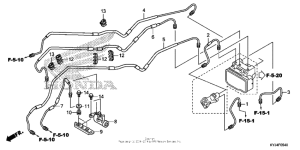 CBR250R (ABS) Brake pipe