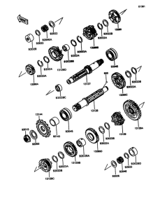 ZX600 Трансмиссия