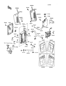 KL650 Радиатор