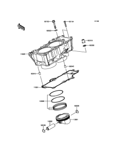 ER650 Цилиндр и поршни