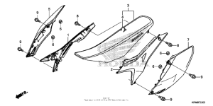  Seat + side cover
