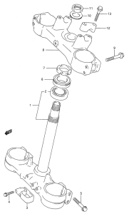 RM250 Траверса нижняя