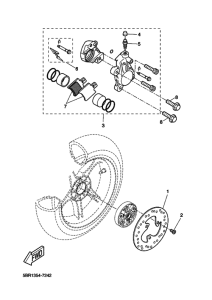 YQ50 Задний суппорт
