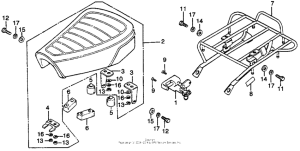 CT125 Сидение