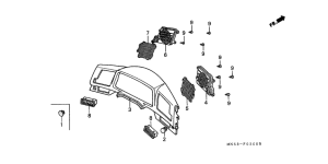 GL1500A Приборная панель