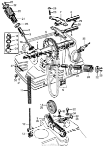CA175 Распределительный вал и клапана