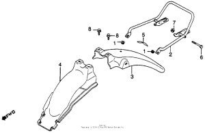 CM250 Задний бампер