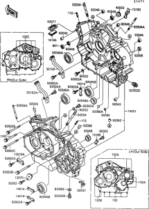 VN1500 Crankcase(1 / 2)