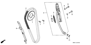 CD250 Цепь грм / натяжное устройство