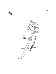 BR125 Подножка