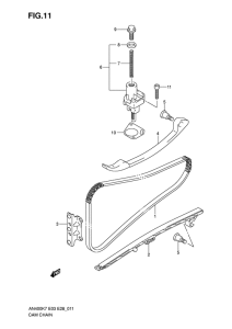 AN400 (ABS) Держатель направляющей