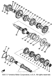 RD400D Трансмиссия