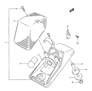 DR350 Задний фонарь