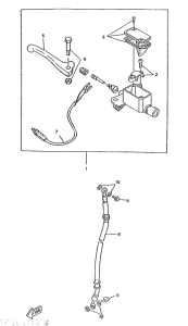 CW50RS Главный тормозной цилиндр