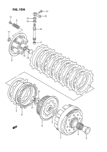 RMX250 Бендикс