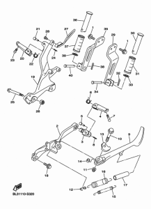 XVS950XR-A (ABS) スタンド & フートレスト