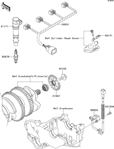 ZX1400 Система зажигания